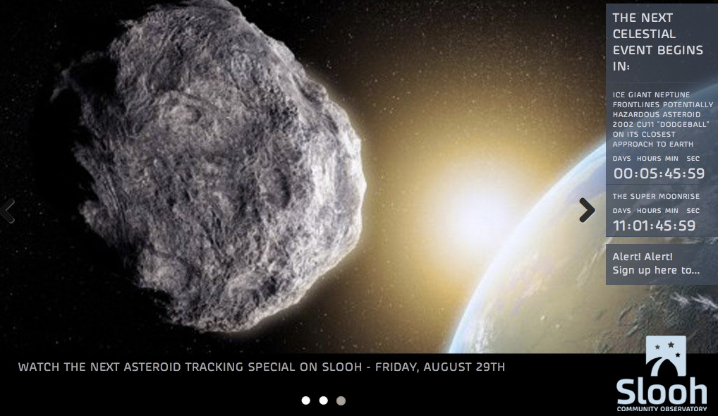 Online Slooh Observatory Snags $30K Telescope Grant to Hunt Asteroids